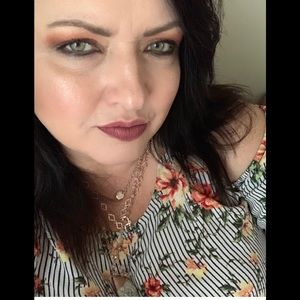 Love J 3x crepe midi shift dress with lace trim